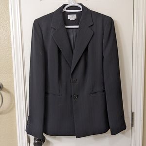 Ann Taylor loft Black pinstripe blazer